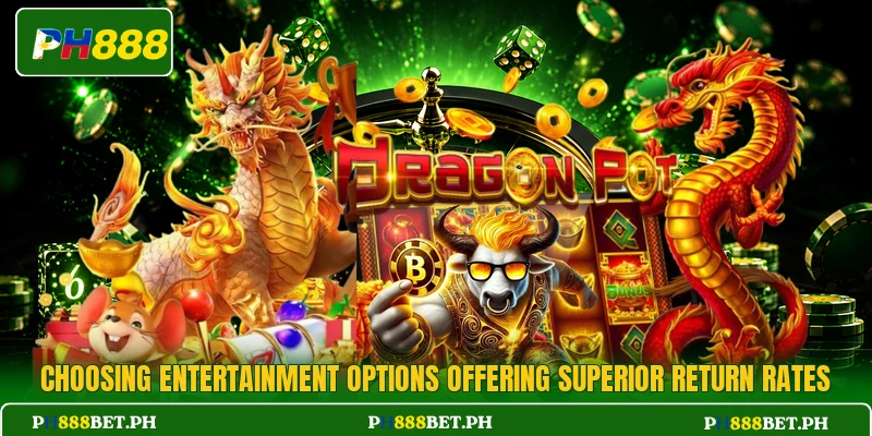 Choosing entertainment options offering superior return rates