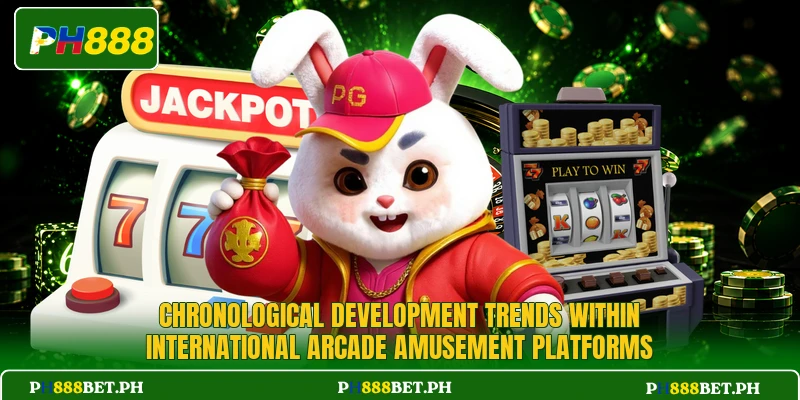 Chronological development trends within international arcade amusement platforms