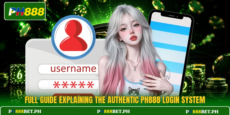 Full guide explaining the authentic PH888 login system
