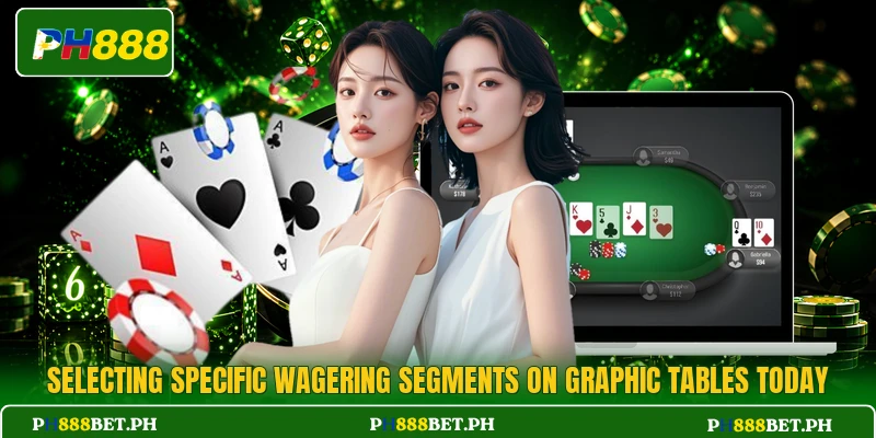 Selecting specific wagering segments on graphic tables today